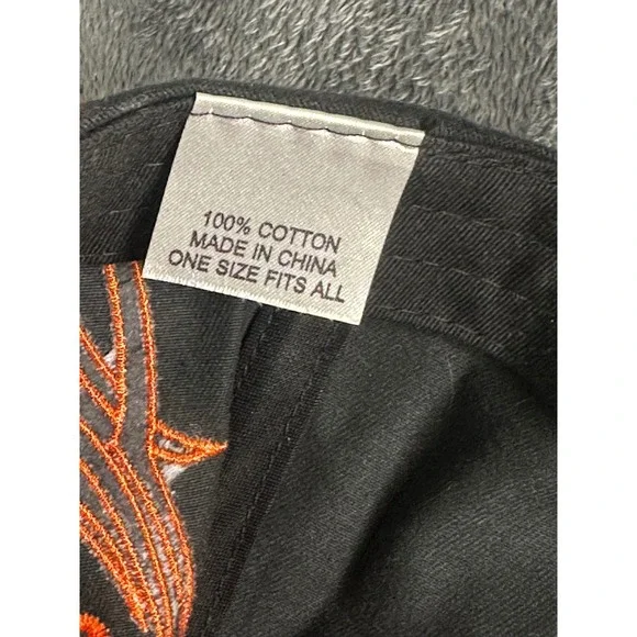 Hat / Cap Harley Davidson - Black with Orange Flames - Picture 6 of 6